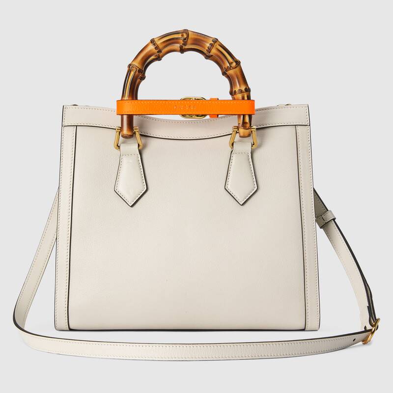 Gucci Diana Small Tote Bag Shoulder Bag 660195 White